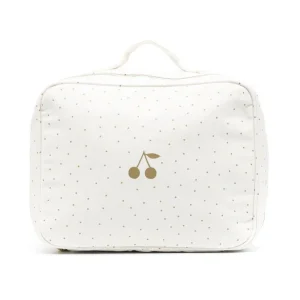 Beautycase per neonati Bonpoint bianca con logo sul davanti