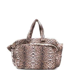 Borsa per neonata Roberto Cavalli Kids animalier con tasca superiore con zip