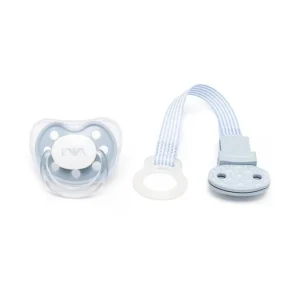 Ciuccio per neonato Emporio Armani Kids azzurro con stampa