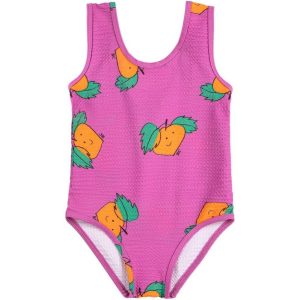 Costume per neonata Bobo Choses fucsia con stampa grafica all-over