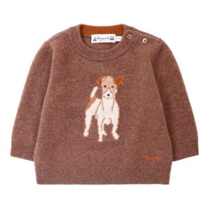 Maglione per neonati Bonpoint in cashmere con motivo ricamato