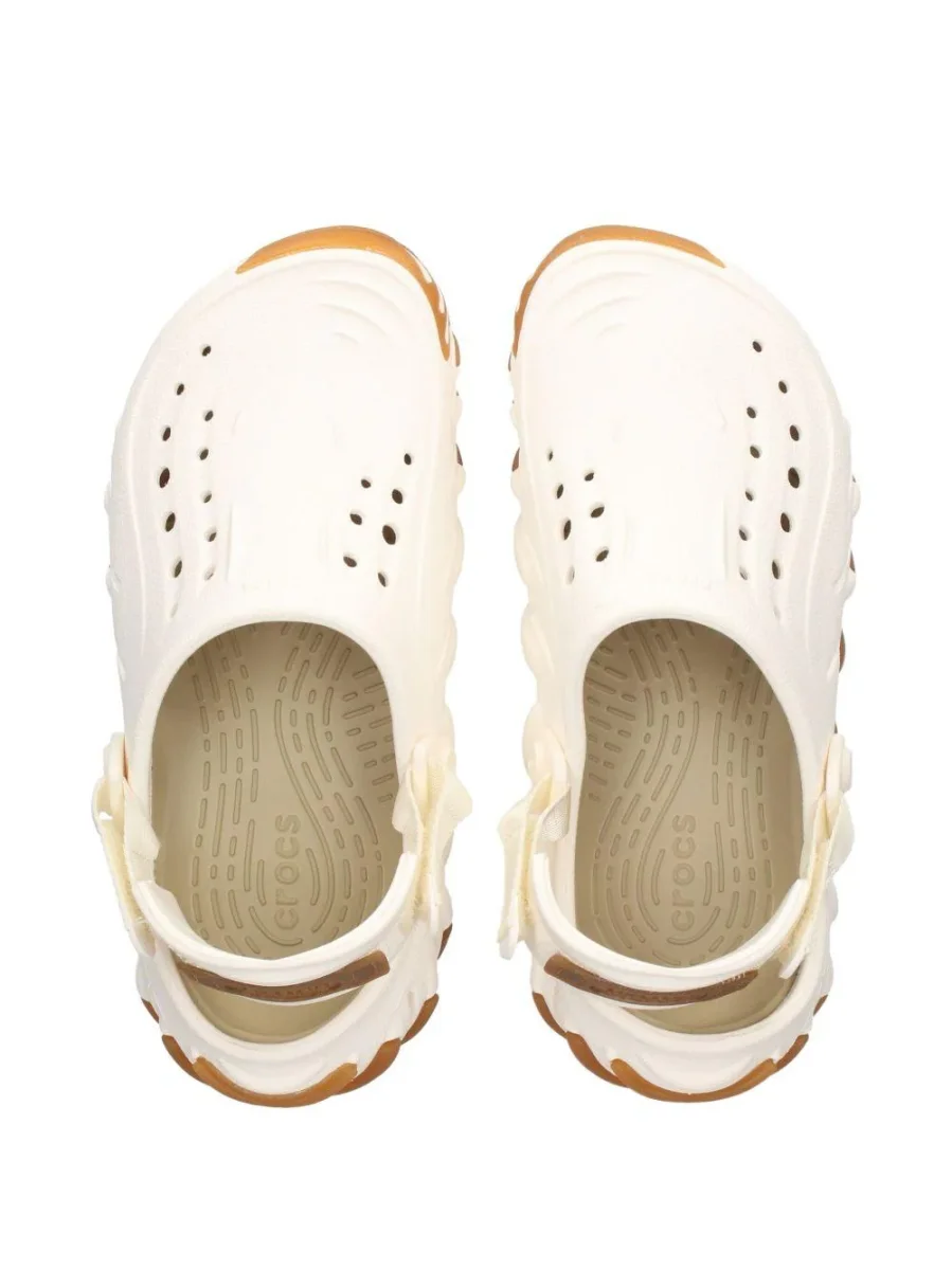 Sandali per donna Crocs beige con suola scanalata - immagine 5