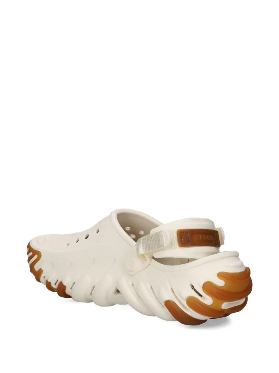 Sandali per donna Crocs beige con suola scanalata - immagine 4