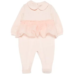 Tutina per neonata Elisabetta Franchi La Mia Bambina con ruches