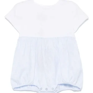 Tutina per neonato Etro Kids azzurro con caratteristico motivo Pegaso
